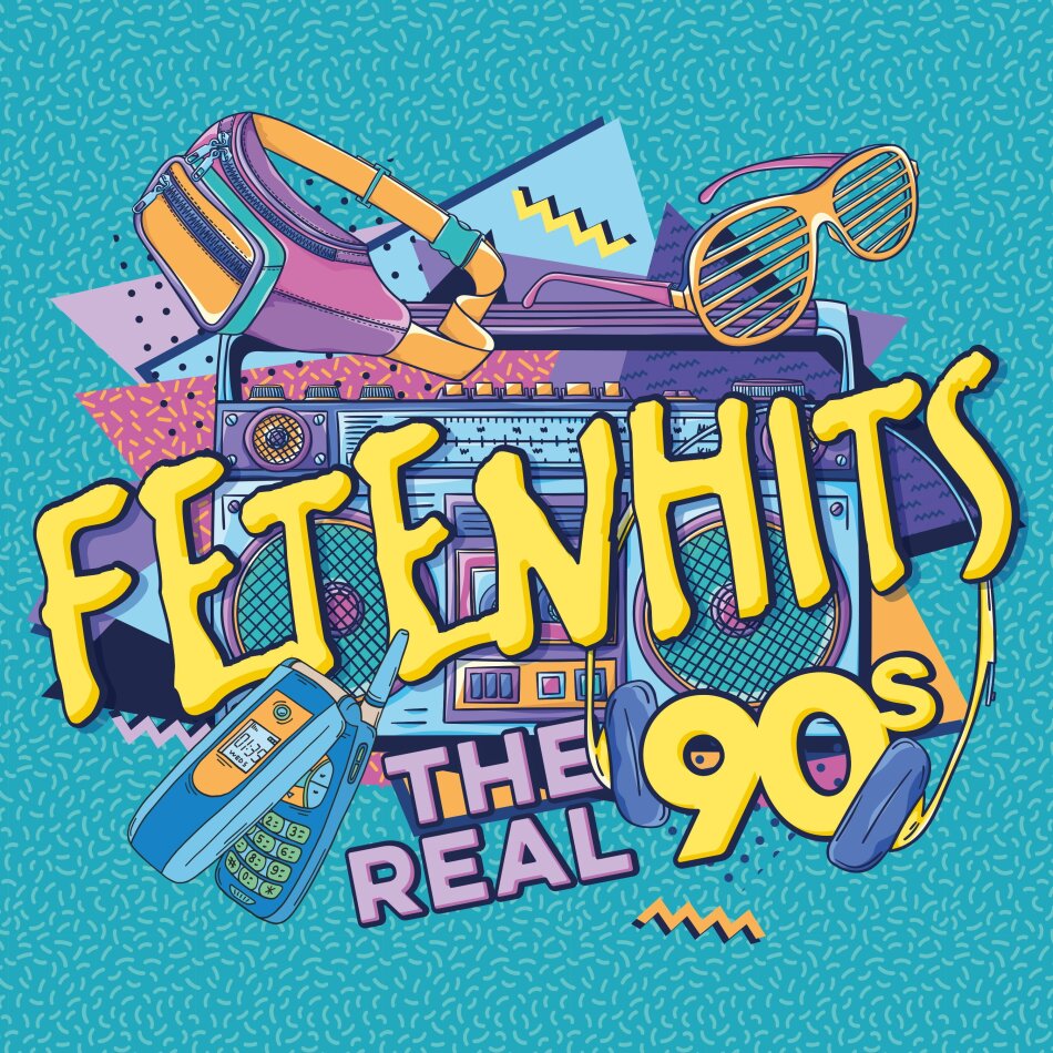 Fetenhits – The Real 90’s 4 CDs