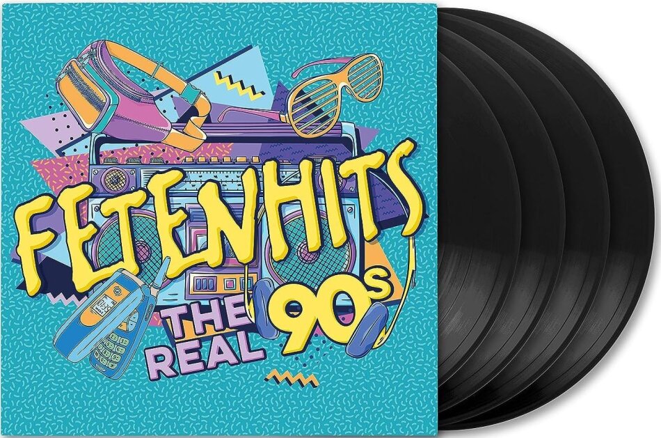 Fetenhits – The Real 90’s 4 LPs