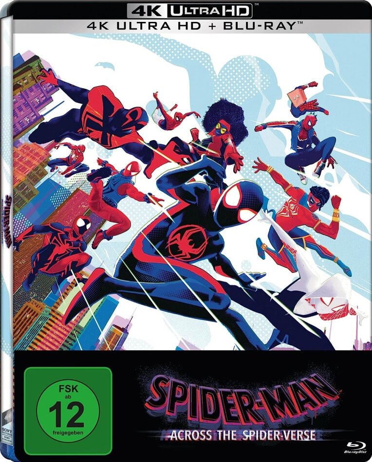 Spider-Man: Across the Spider-Verse (2023) Limited Edition, Steelbook, 4K Ultra HD + Blu-ray