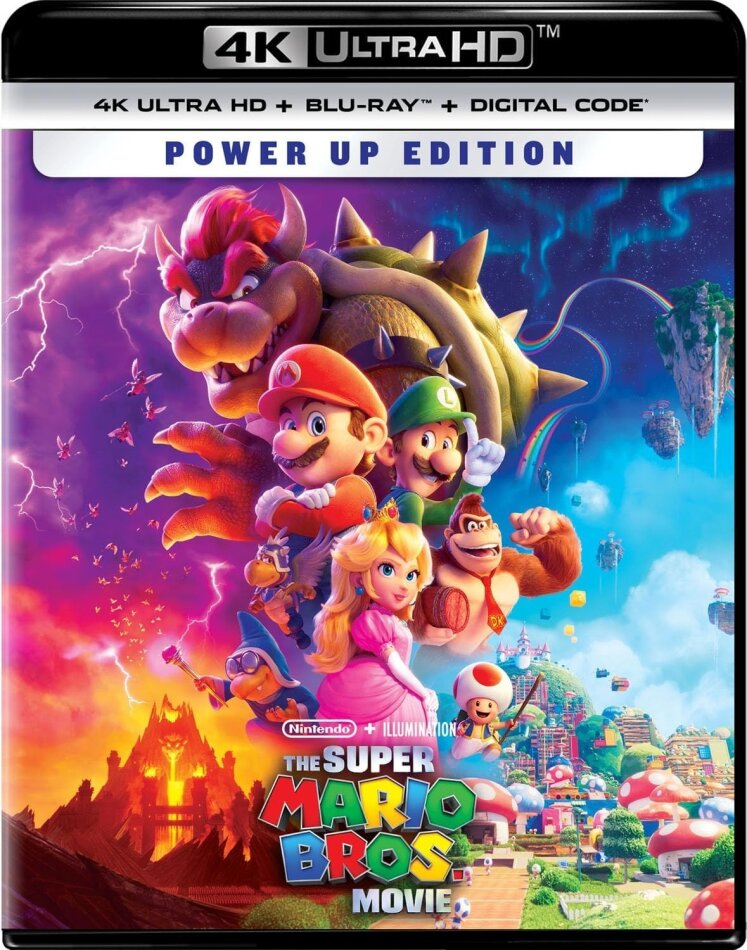 The Super Mario Bros. Movie (2023) Power Up Edition, 4K Ultra HD + Blu-ray