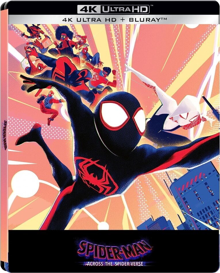 Spider-Man: Across the Spider-Verse (2023) Limited Edition, Steelbook, 4K Ultra HD + Blu-ray
