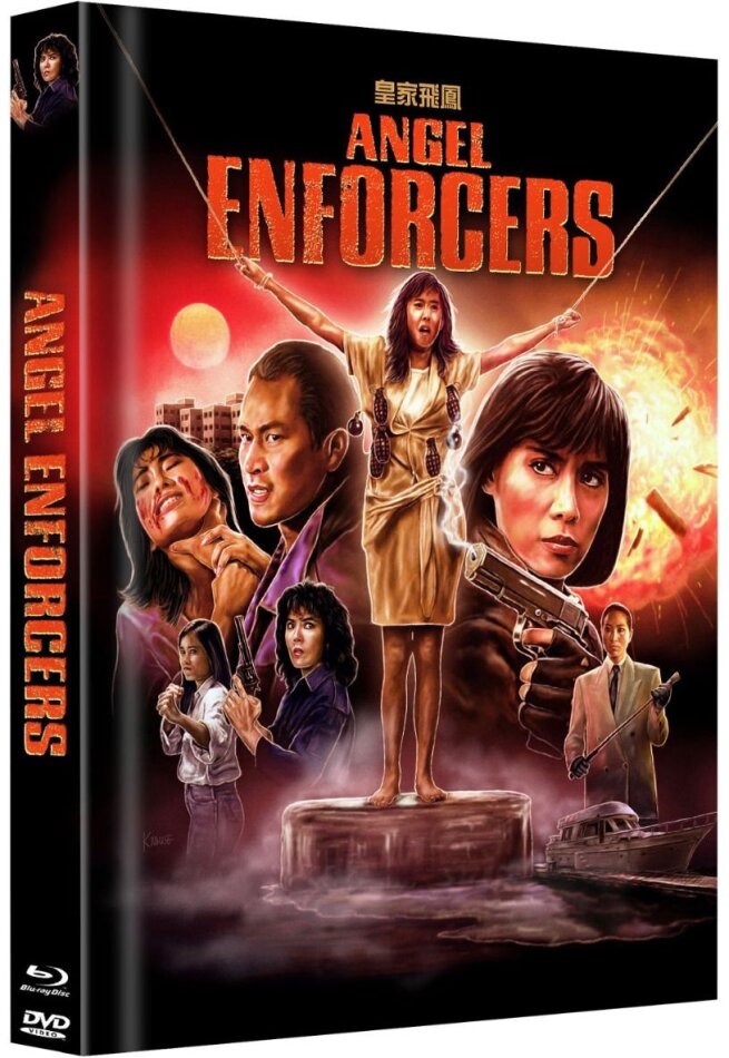 Angel Enforcers (1989) Cover B, Limited Edition, Mediabook, Blu-ray + DVD