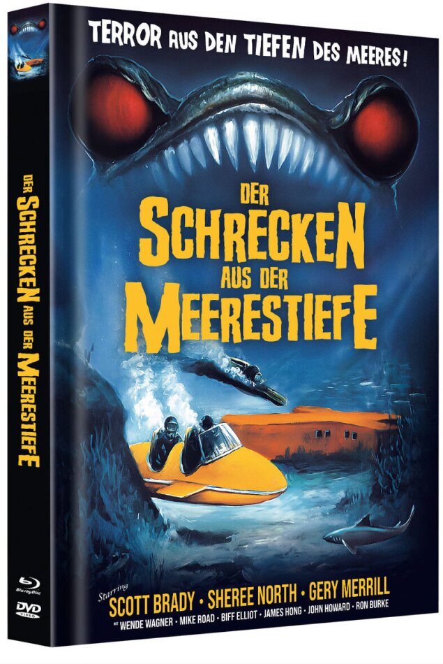 Der Schrecken aus der Meerestiefe (1966) Cover D, Limited Edition, Mediabook, Blu-ray + DVD + Hörbuch