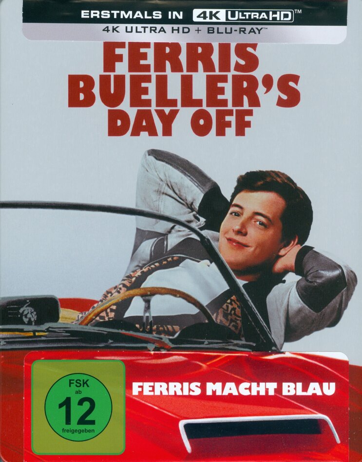 Ferris Bueller's Day Off - Ferris macht Blau (1986) Limited Edition, Steelbook, 4K Ultra HD + Blu-ray