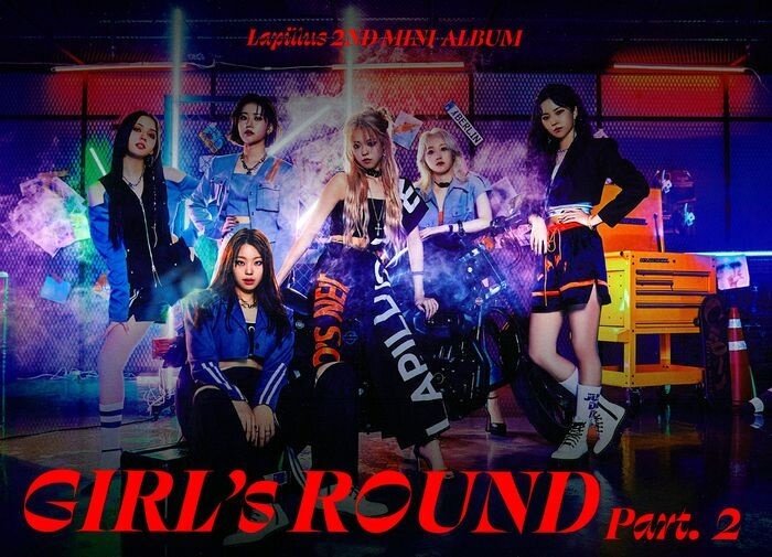 Lapillus (K-Pop) - Girl's Round Part.2 CD + Buch