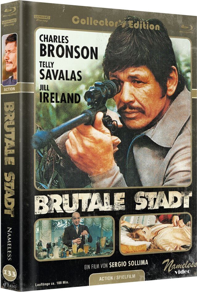 Brutale Stadt (1970) Cover C, Collector's Edition, Limited Edition, Mediabook, Uncut, 4K Ultra HD + 3 Blu-rays
