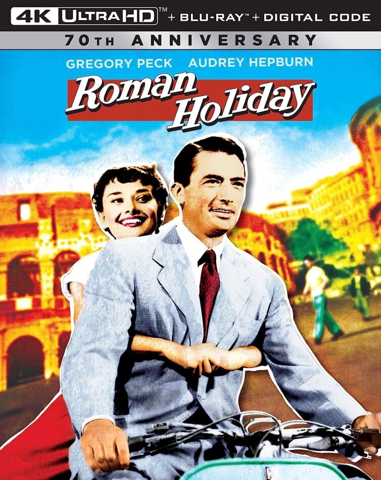 Roman Holiday (1953) 70th Anniversary Edition, 4K Ultra HD + Blu-ray