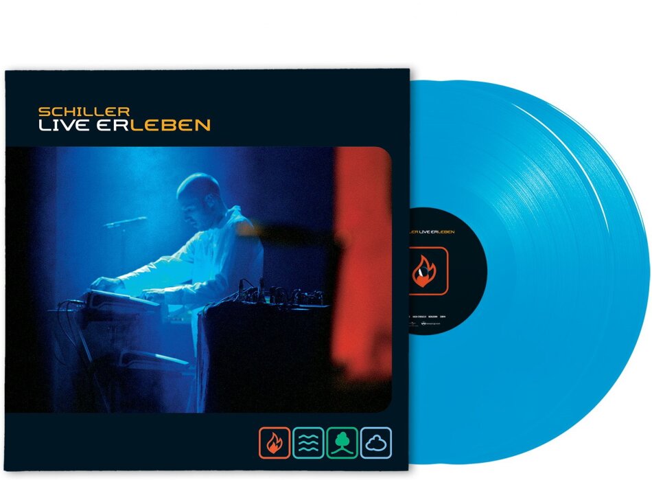 Schiller - Live (Er) Leben 2023 Reissue, Gatefold, Limited Edition, Himmelblaues Vinyl, 2 LPs