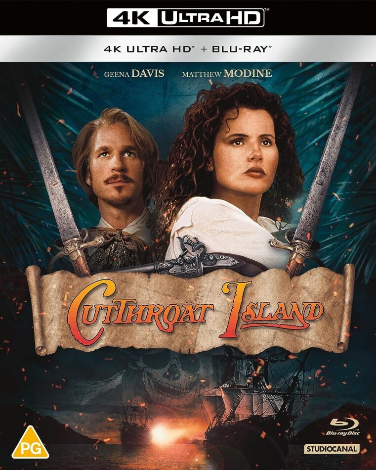 Cutthroat Island (1995) Restored, 4K Ultra HD + Blu-ray