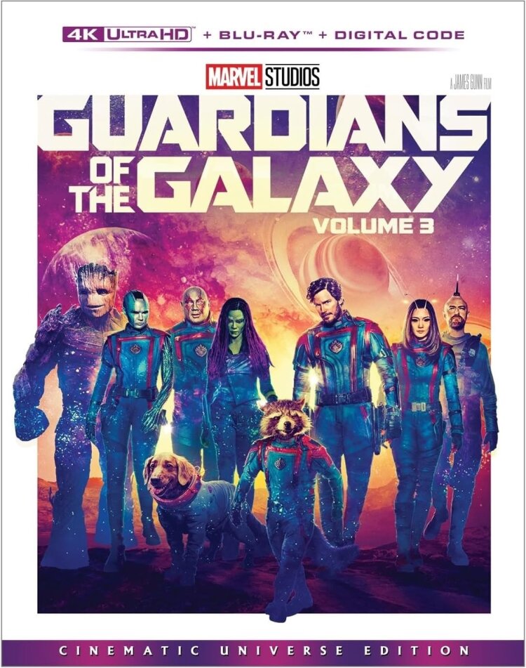 Guardians of the Galaxy Vol. 3 (2023) Cinematic Universe Edition, 4K Ultra HD + Blu-ray