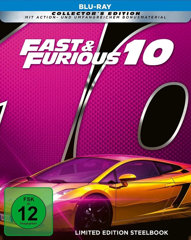 Fast & Furious 10 (2023) Collector's Edition, Limited Edition, Steelbook