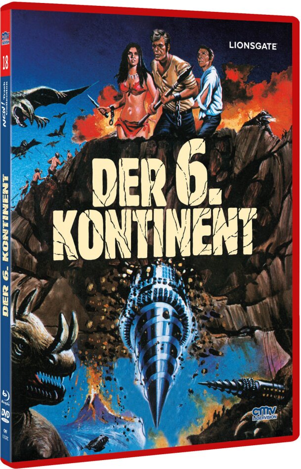 Der 6. Kontinent (1976) The NEW! Trash Collection, Wendecover, Limited Edition, Blu-ray + DVD