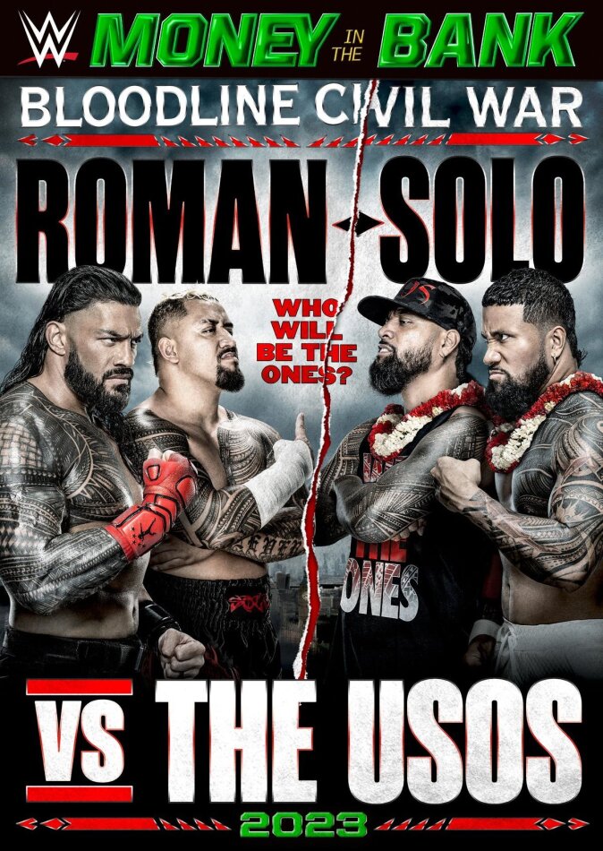 WWE: Money in the Bank 2023 - Bloodline Civil War 2 DVDs