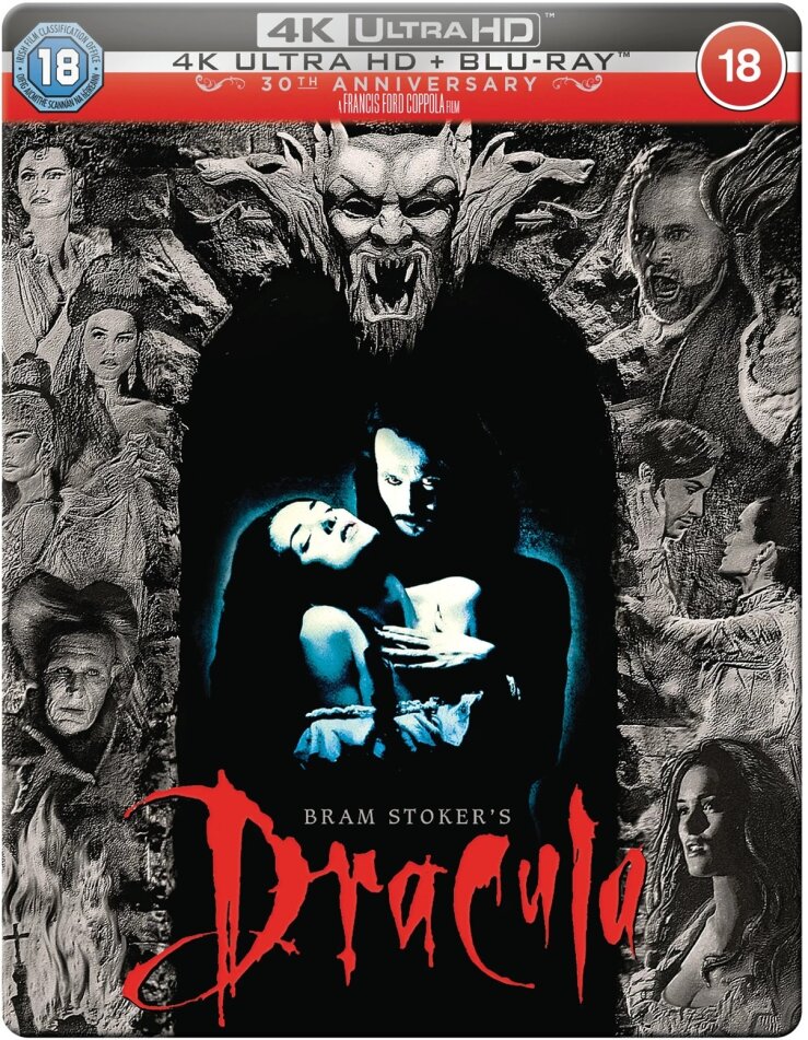 Bram Stoker's Dracula (1992) 30th Anniversary Edition, Limited Edition, Steelbook, 4K Ultra HD + Blu-ray
