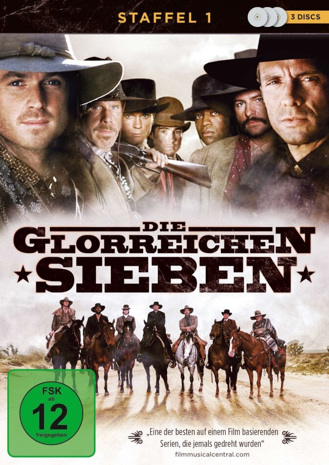 Die Glorreichen Sieben - Staffel 1 Neuauflage, 3 DVDs