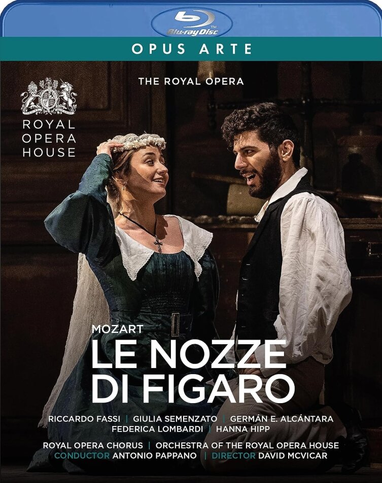 Orchestra of the Royal Opera House, Royal Opera Chorus, Riccardo Fassi & Antonio Pappano - Le Nozze di Figaro Opus Arte