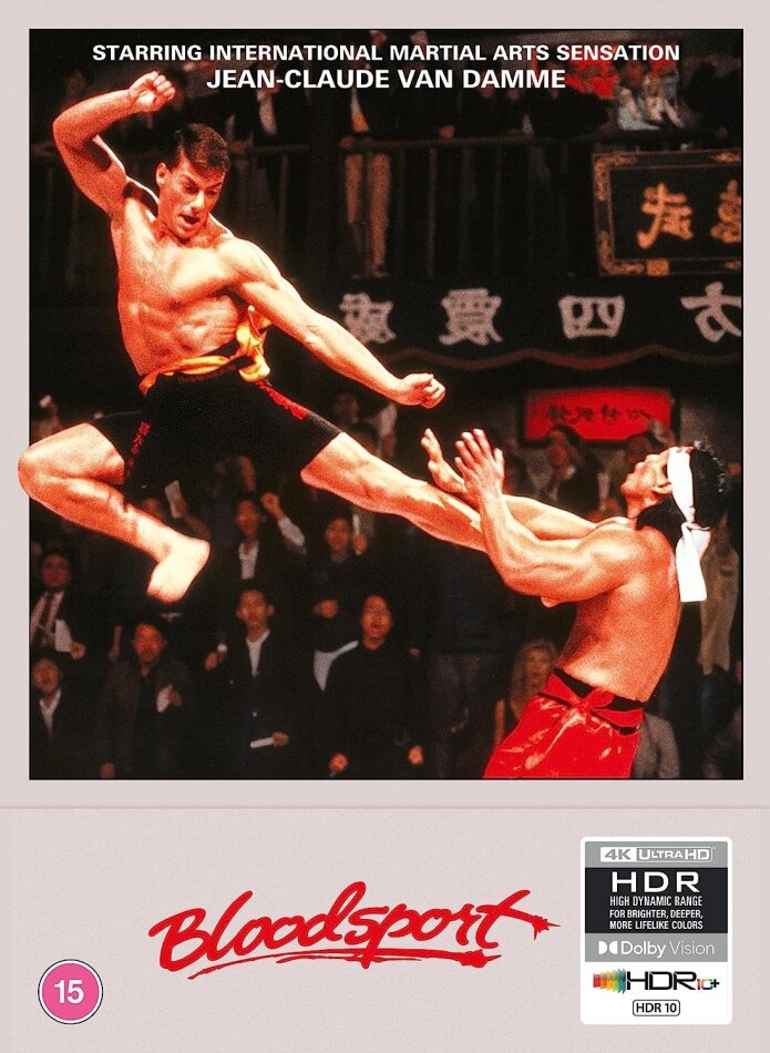 Bloodsport (1988) Cover B, Limited Collector's Edition, Mediabook, 4K Ultra HD + Blu-ray