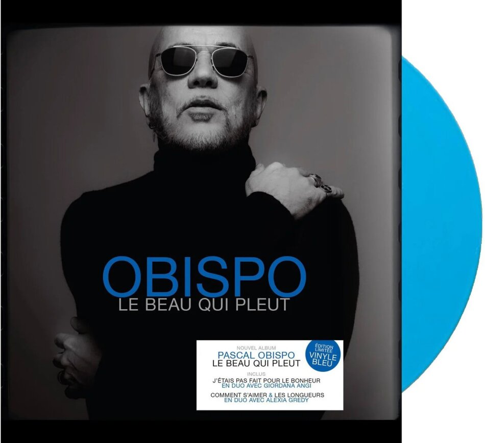 Pascal Obispo - Le Beau Qui Pleut Blue Vinyl, 2 LPs