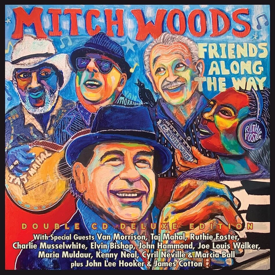 Mitch Woods - Friends Along The Way 2023 Reissue, Mitchell Woods, Deluxe Edition, 2 CDs