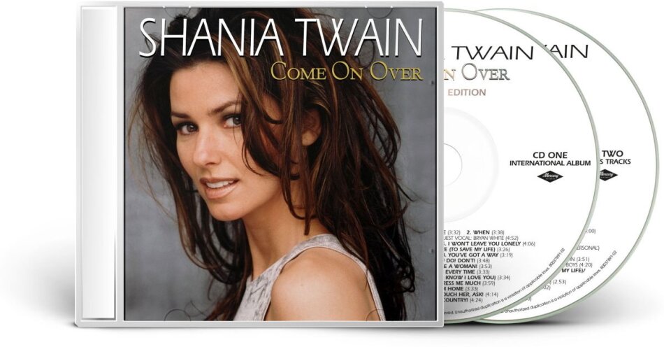Shania Twain - Come On Over 2023 Reissue, Deluxe Edition, Diamond Edition, 2 CDs