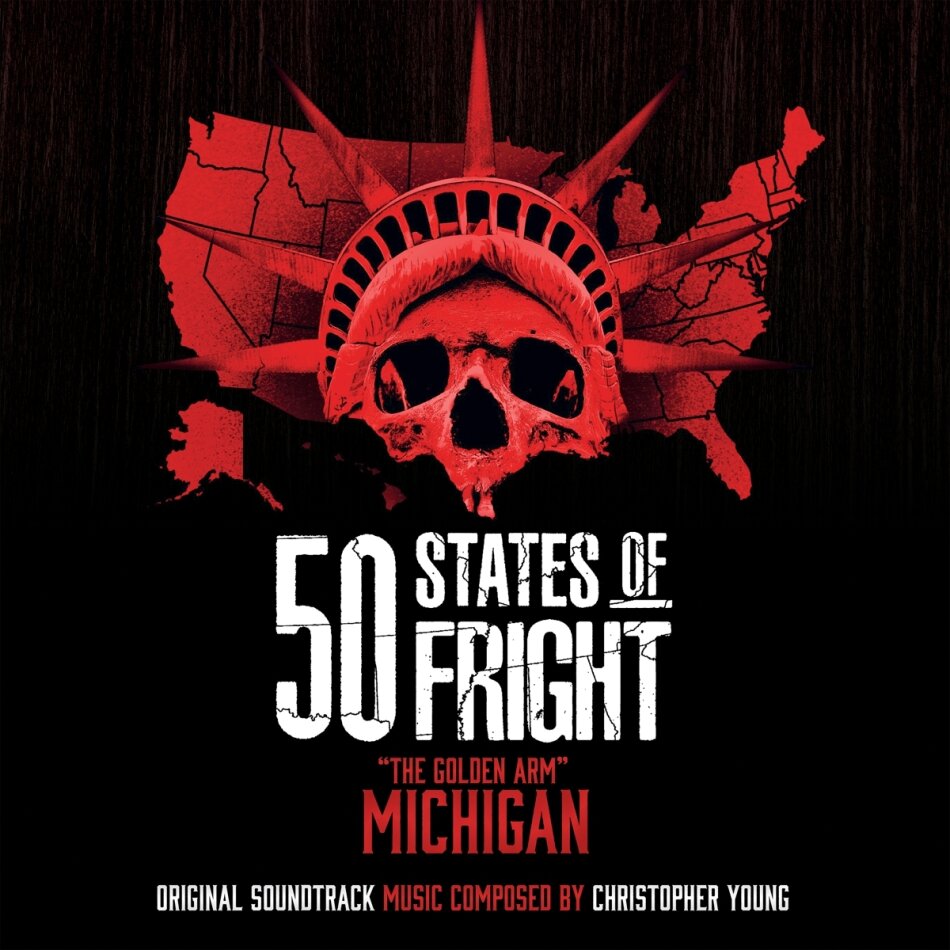 Christopher Young - 50 States Of Fright: The Golden Arm (Michigan) 2023 Reissue, Notefornote Entertainment, Limited Edition, Gold Colored Vinyl, LP