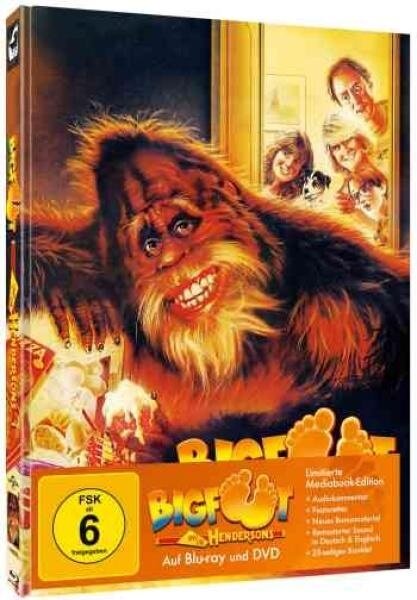 Bigfoot und die Hendersons (1987) Cover A, Limited Edition, Mediabook, Blu-ray + DVD