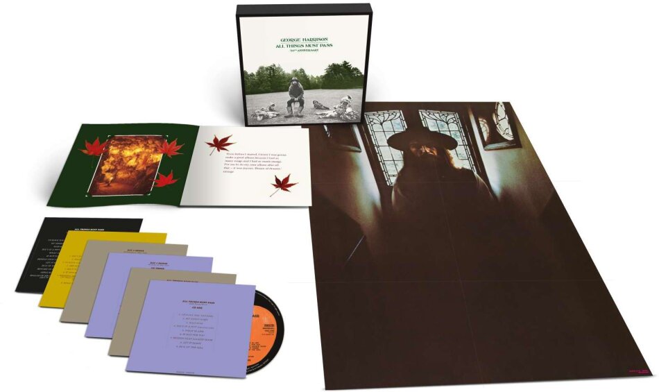George Harrison - All Things Must Pass 2021 Reissue, Boxset, 5 CDs + Blu-ray