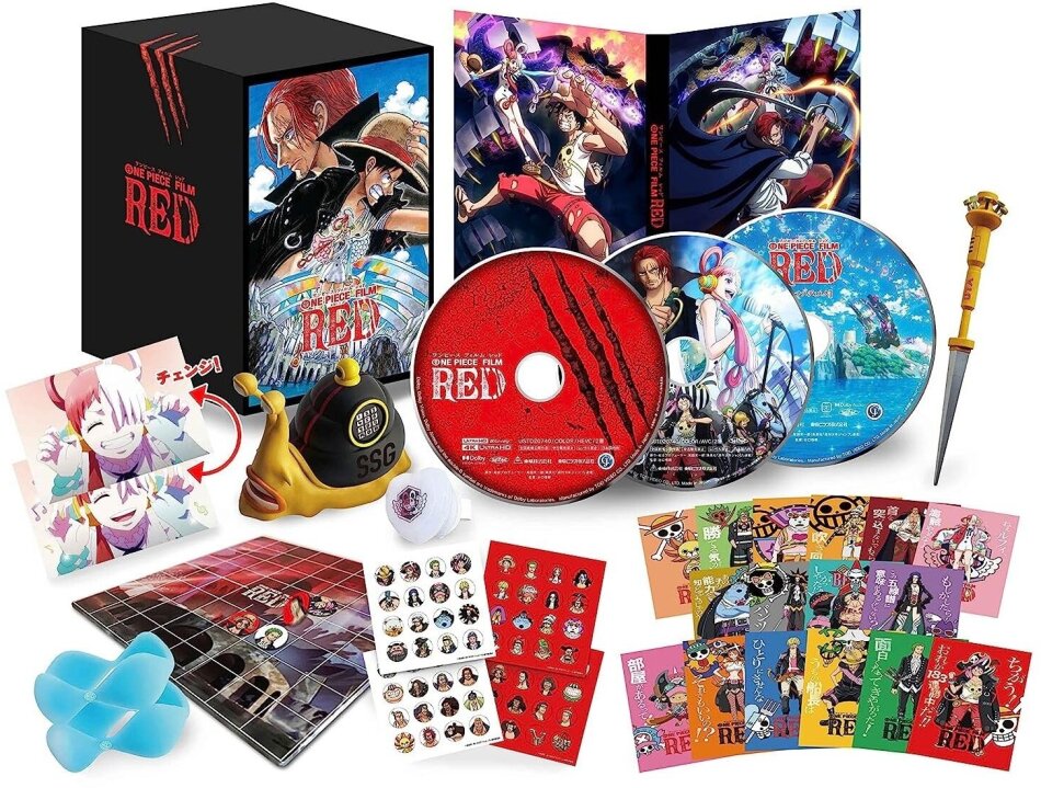 One Piece Film - Red (2022) Japan Edition, Collector's Edition, 4K Ultra HD + Blu-ray