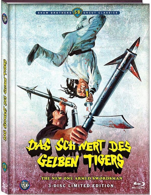 Das Schwert des gelben Tigers (1971) Cover C, Final Edition, Shaw Brothers Classics, Édition Limitée, Mediabook, Uncut, Blu-ray + 2 DVD