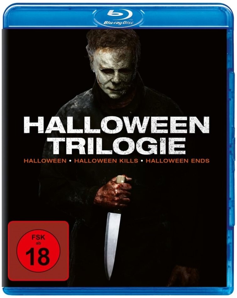 Halloween Trilogie - Halloween (2018) / Halloween Kills (2021) / Halloween Ends (2022) 3 Blu-rays