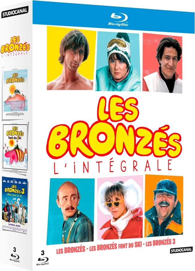 Les Bronzés - L'intégrale 3 Blu-rays