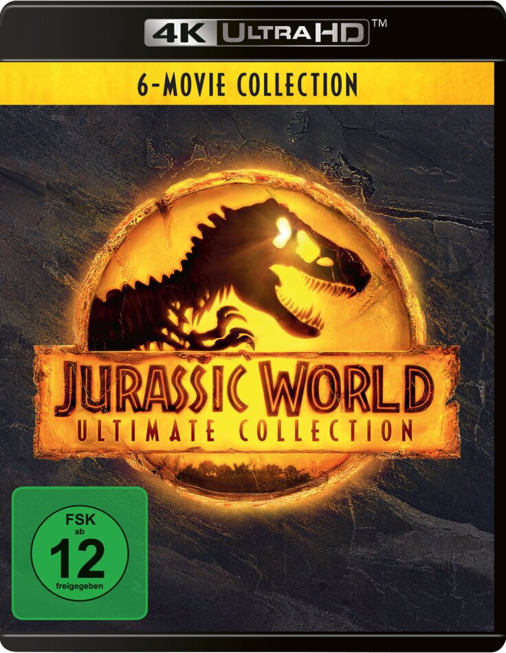 Jurassic World Ultimate Collection - Jurassic Park 1-3 / Jurassic World 1-3 Neuauflage, 6 4K Ultra HDs
