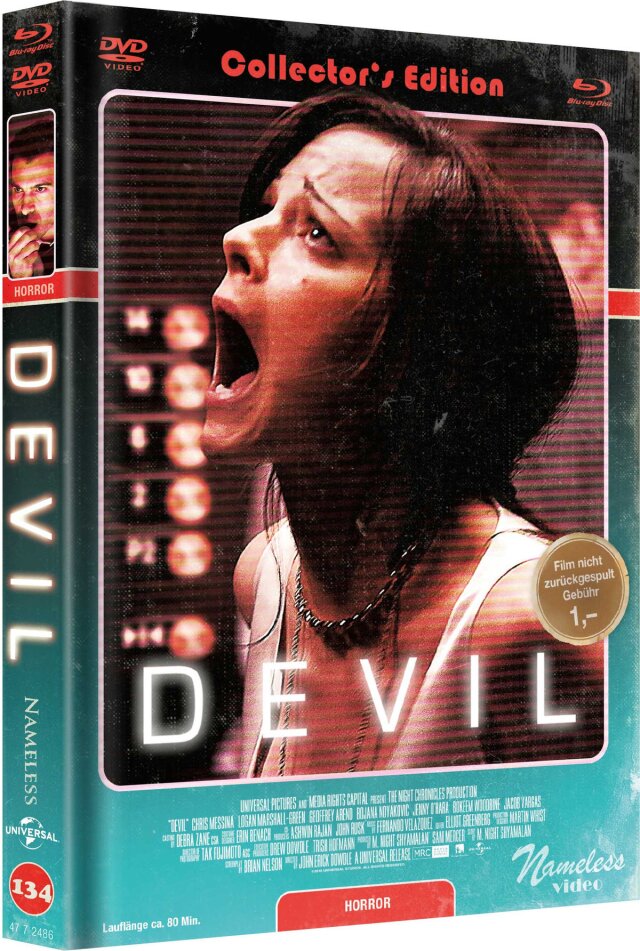 Devil (2010) Cover C, Collector's Edition, Limited Edition, Mediabook, Blu-ray + DVD