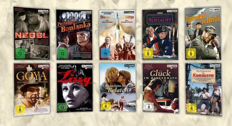 Die schönsten DEFA-Spielfilme - 10 Filme 10 DVDs