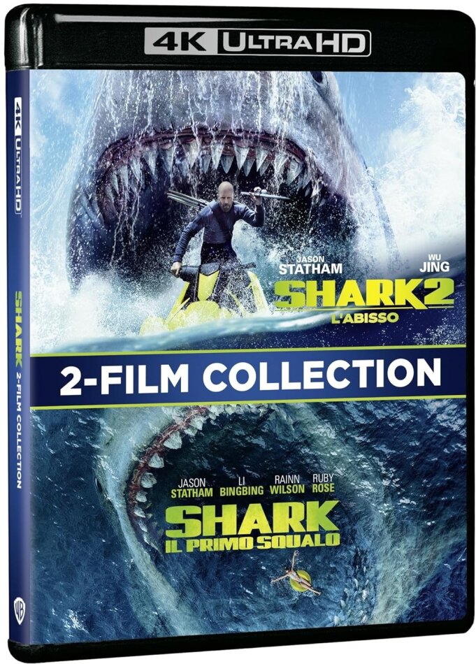 Shark 2 - L'abisso (2023) / Shark - Il primo squalo (2018) - 2-Film Collection 2 4K Ultra HDs + 2 Blu-ray
