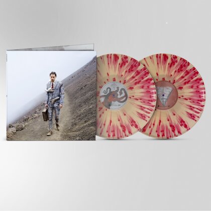 Tedua - La Divina Commedia (Inferno) (140 Gramm, Gatefold, Beige/Red Splatter Vinyl, 2 LP)