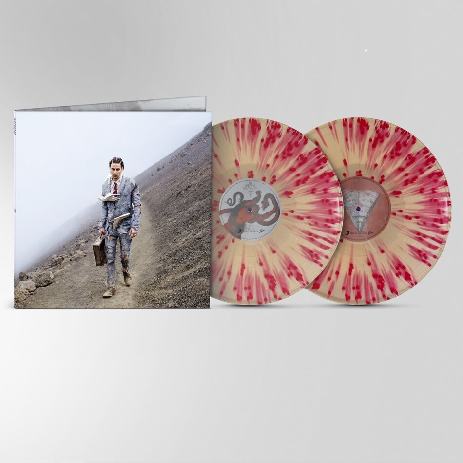Tedua - La Divina Commedia (Inferno) 140 Gramm, Gatefold, Beige/Red Splatter Vinyl, 2 LP