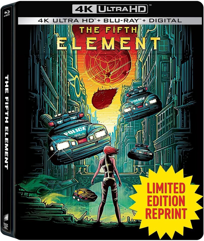 The Fifth Element (1997) Limited Edition, Steelbook, 4K Ultra HD + Blu-ray