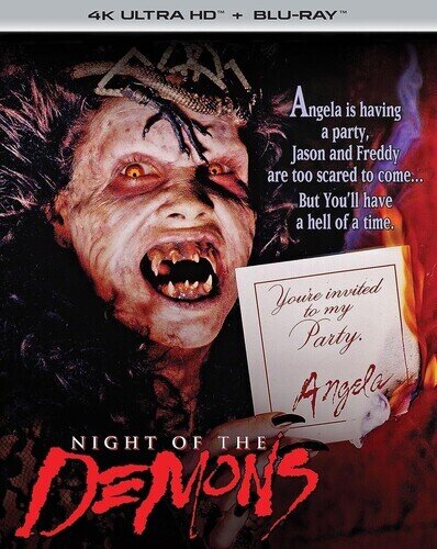 Night Of The Demons (1988) Limited Unrated Edition, Collector's Edition, Unrated, 4K Ultra HD + Blu-ray