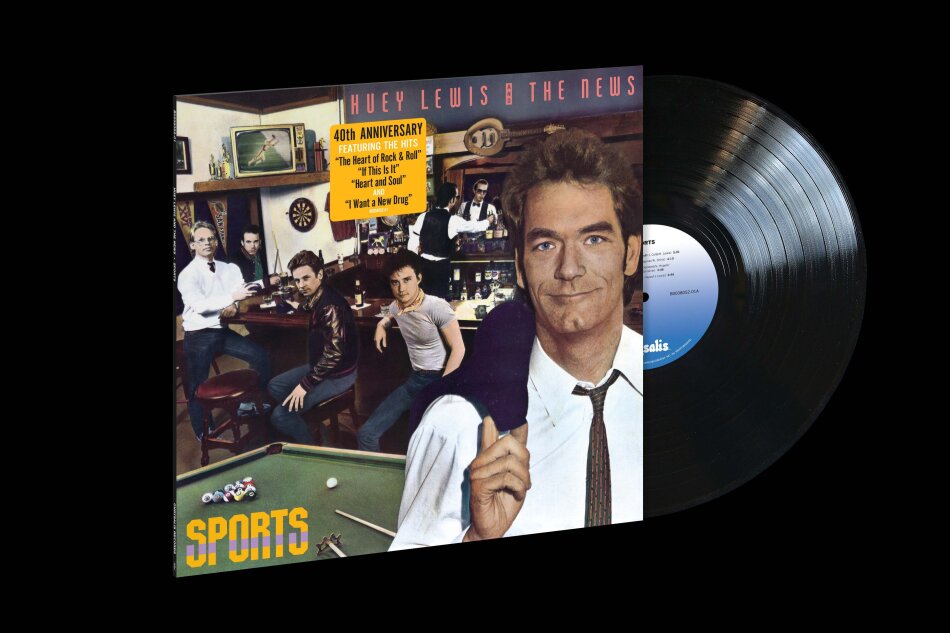 Huey Lewis & The News - Sports 2023 Reissue, Capitol, Édition 40ème Anniversaire, LP