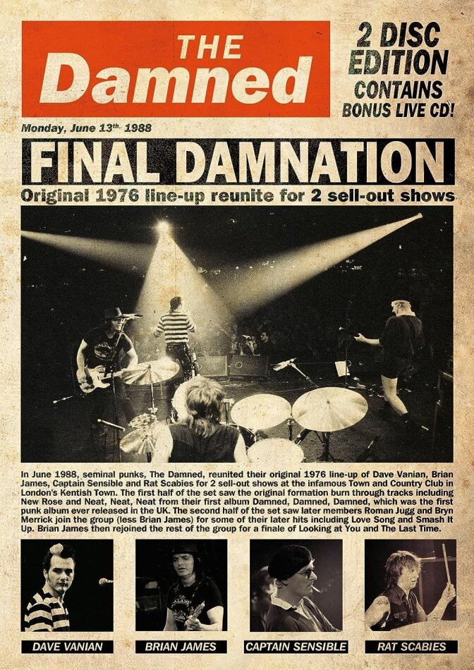 Damned - Final Damnation DVD + CD