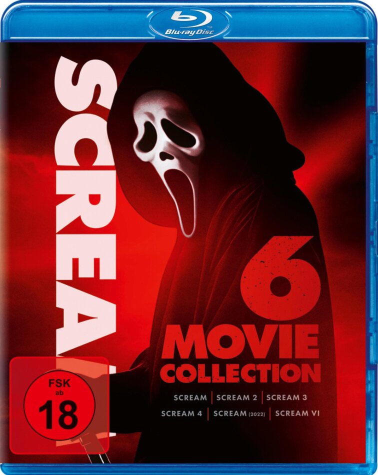 Scream 1-6 - 6-Movie Collection 6 Blu-rays