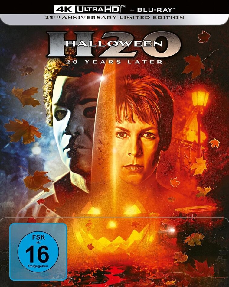 Halloween H20 - 20 Years Later (1998) 25th Anniversary Limited Edition, Steelbook, 4K Ultra HD + Blu-ray