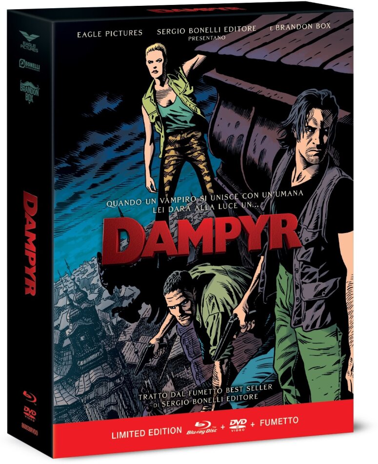 Dampyr (2022) Comic, Limited Edition, Blu-ray + DVD
