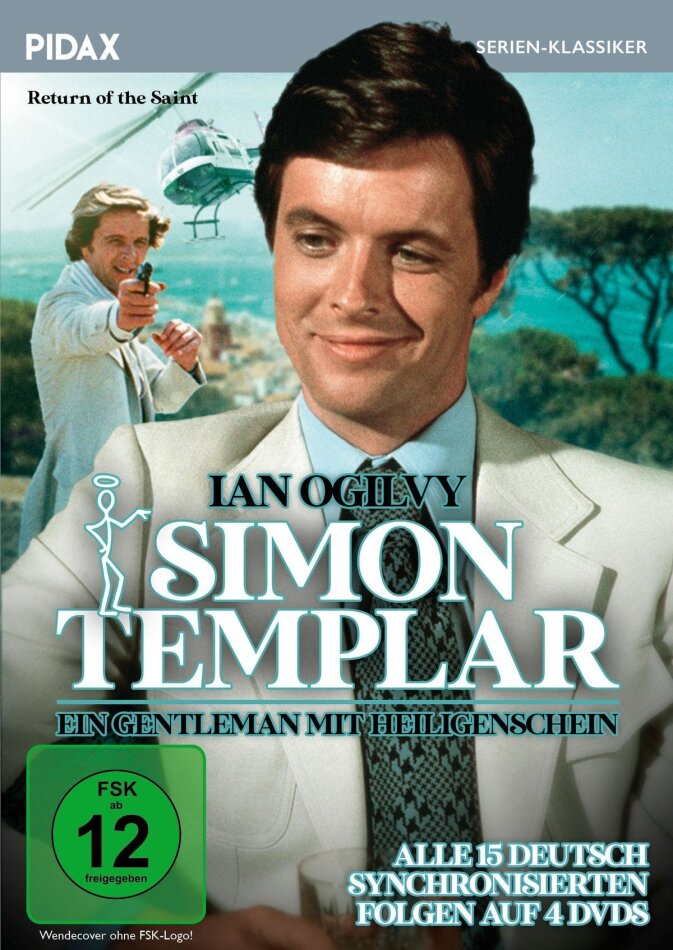 Simon Templar - Ein Gentleman mit Heiligenschein - Alle 15 deutsch synchronisierten Folgen Pidax Serien-Klassiker, 4 DVDs