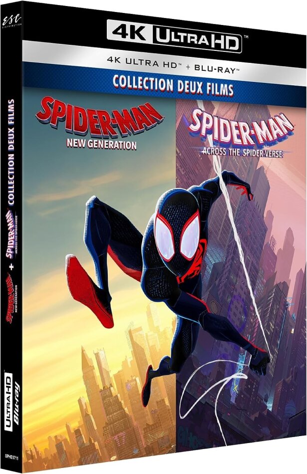 Spider-Man: New Generation (2018) / Spider-Man: Across the Spider-Verse (2023) 2 4K Ultra HDs + 2 Blu-ray
