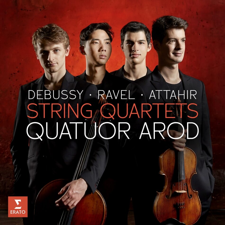 Quatuor Arod, Claude Debussy (1862-1918), Maurice Ravel (1875-1937) & Benjamin Attahir (*1987) - Streichquartette CD + DVD