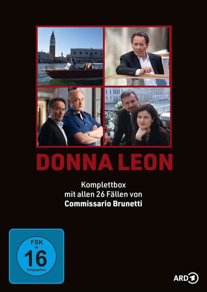 Donna Leon: Commissario Brunetti - Komplettbox 13 DVDs