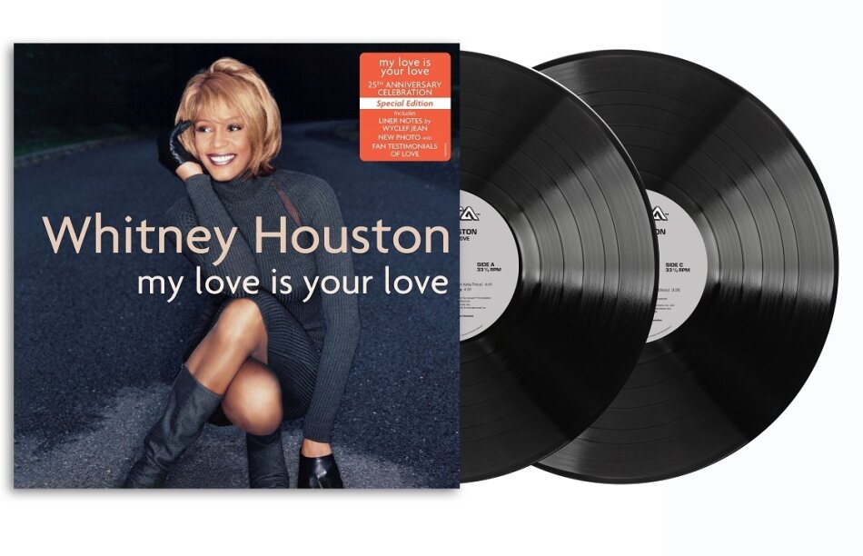 Whitney Houston - My Love Is Your Love 2023 Reissue, Sony Legacy, Black Vinyl, 2 LPs
