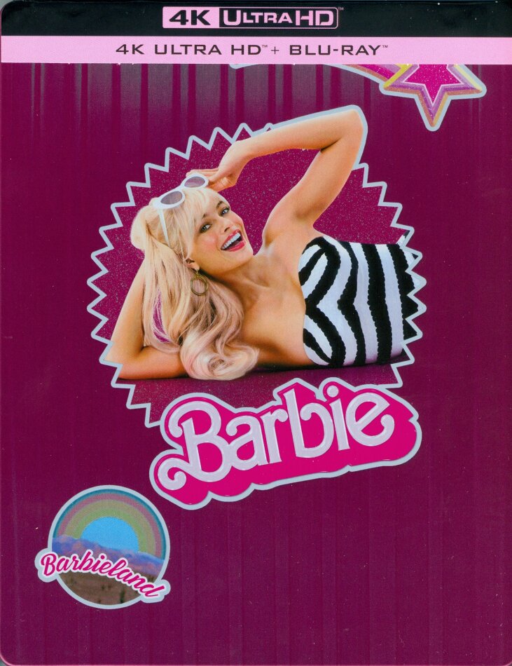 Barbie (2023) Limited Edition, Steelbook, 4K Ultra HD + Blu-ray